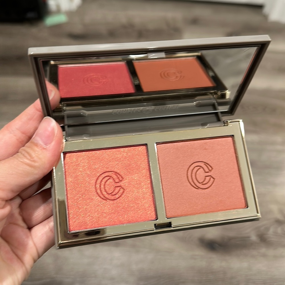 COMPLEX CULTURE Good Glow Blush Duo in Spiced Up + Be Content